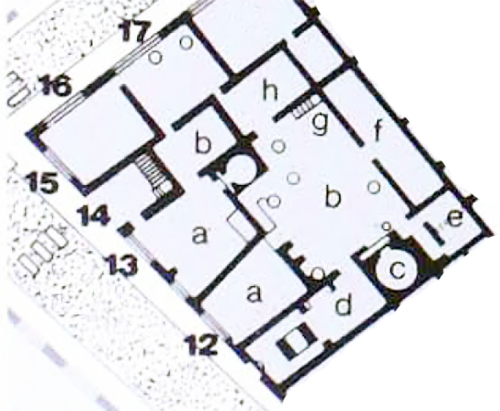 I.4.12-17 Pompeii Plan I.4.12.13.14.15.16.17 Pompeii. Plan after PPM plan.